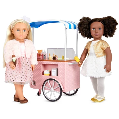 Our Generation Two Scoops Ice Cream Cart Accessory Set For 18" Dolls - Image 3