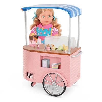 Our Generation Two Scoops Ice Cream Cart Accessory Set For 18" Dolls - Image 2