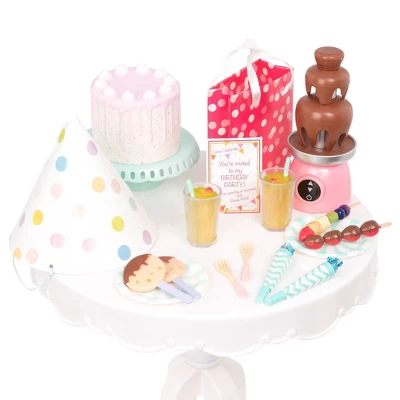 Our Generation Party Time Birthday Sweets Table Accessory Set For 18" Dolls - Image 4