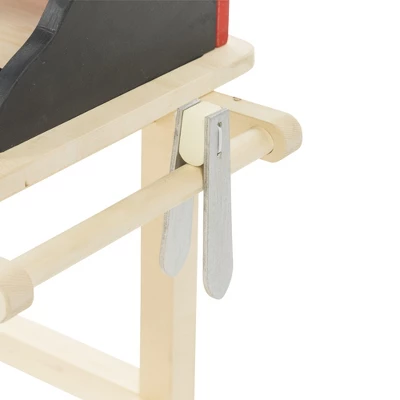 HearthSong Junior Grill Master's Pretend Play Wooden BBQ Grill Set With Accessories - Image 9