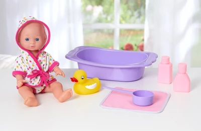 Kidoozie Bathtime Baby, 12-Inch Doll, Bath Tub And Accessories For Kids, Pretend Play, Ages 3 And Up - Image 3