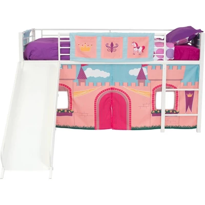 DHP Princess Castle Curtain Set For Loft Bed Pink - Dorel Home Products - Image 3
